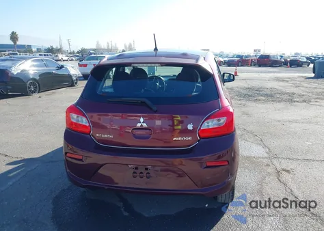 2017 Mitsubishi Mirage Es z USA, uszkodzony, nr VIN ML32A3HJ5HH021768